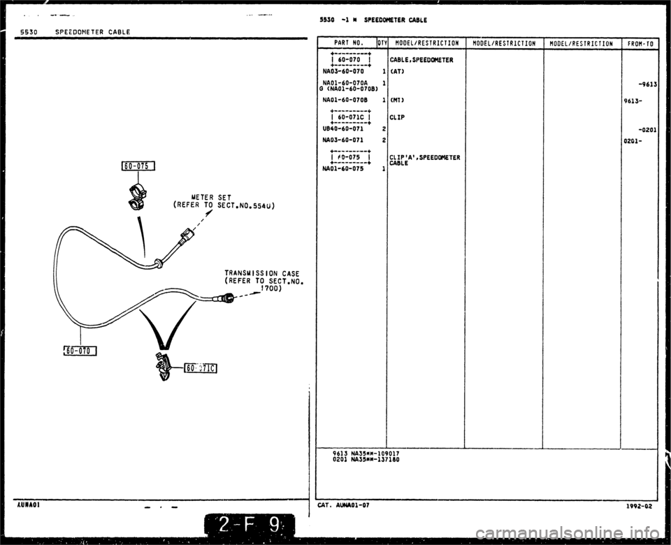 MAZDA MX-5 1990  Workshop Manual 