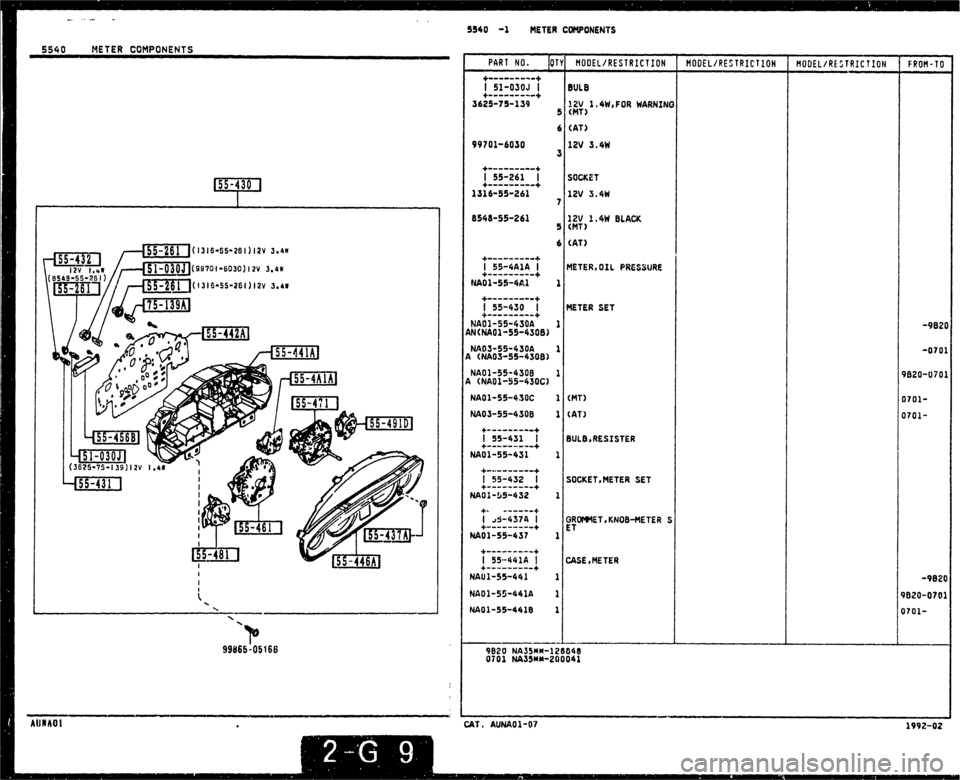 MAZDA MX-5 1990  Workshop Manual 