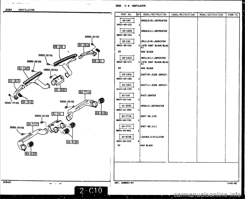 MAZDA MX-5 1990  Workshop Manual 