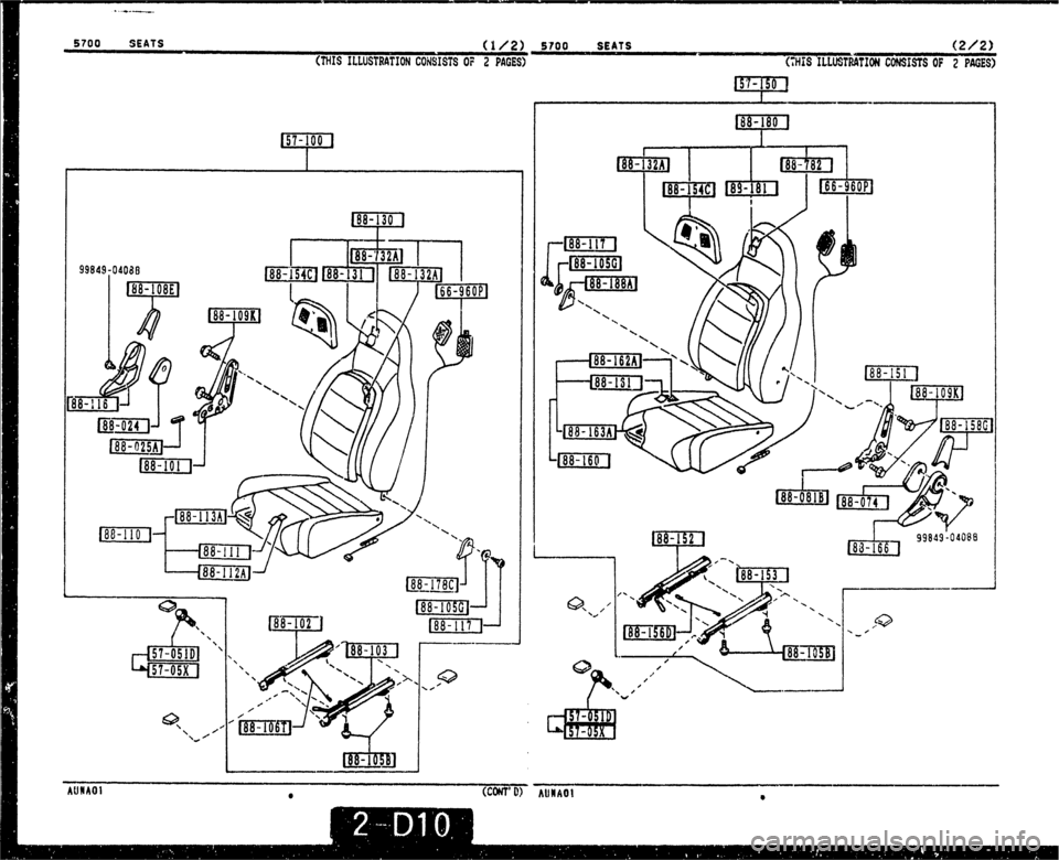 MAZDA MX-5 1990  Workshop Manual 