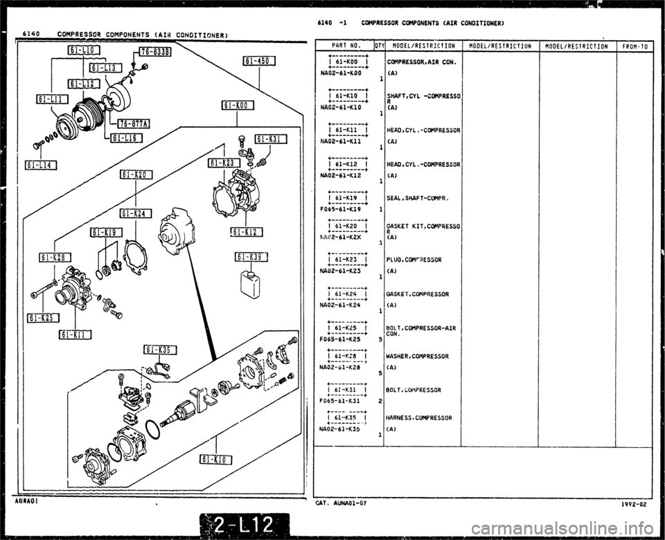 MAZDA MX-5 1990  Workshop Manual 