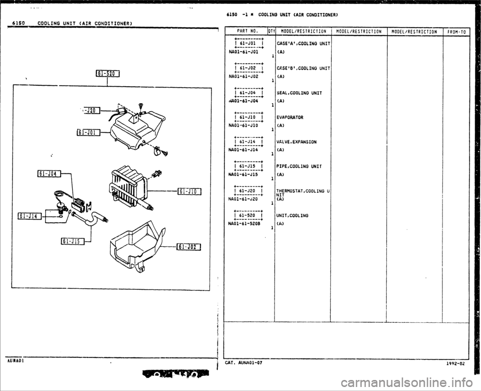MAZDA MX-5 1990  Workshop Manual 