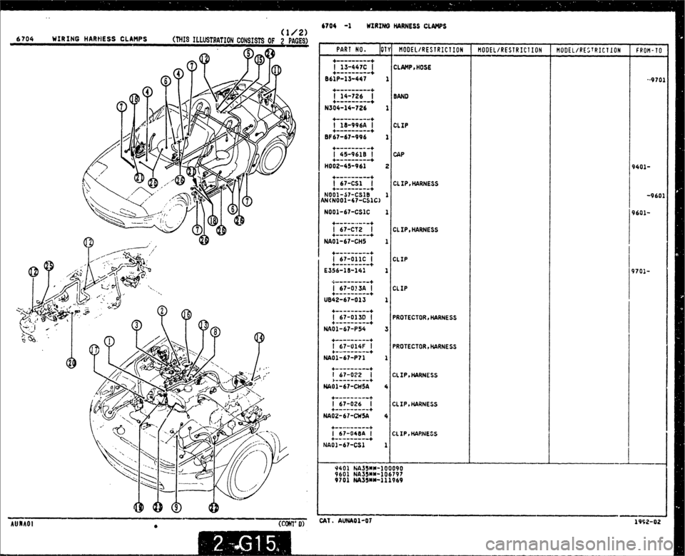 MAZDA MX-5 1990  Workshop Manual 