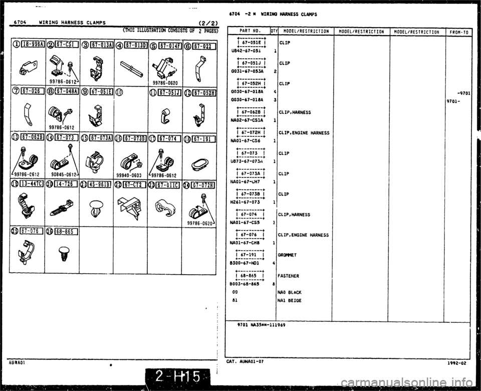 MAZDA MX-5 1990  Workshop Manual 