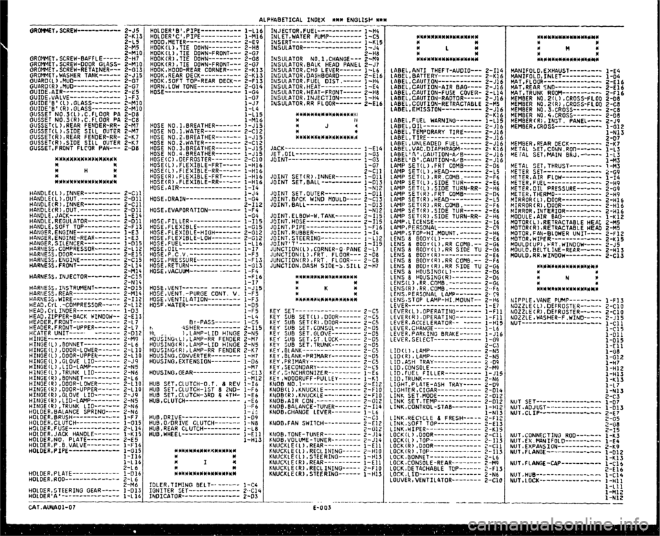 MAZDA MX-5 1990  Workshop Manual 