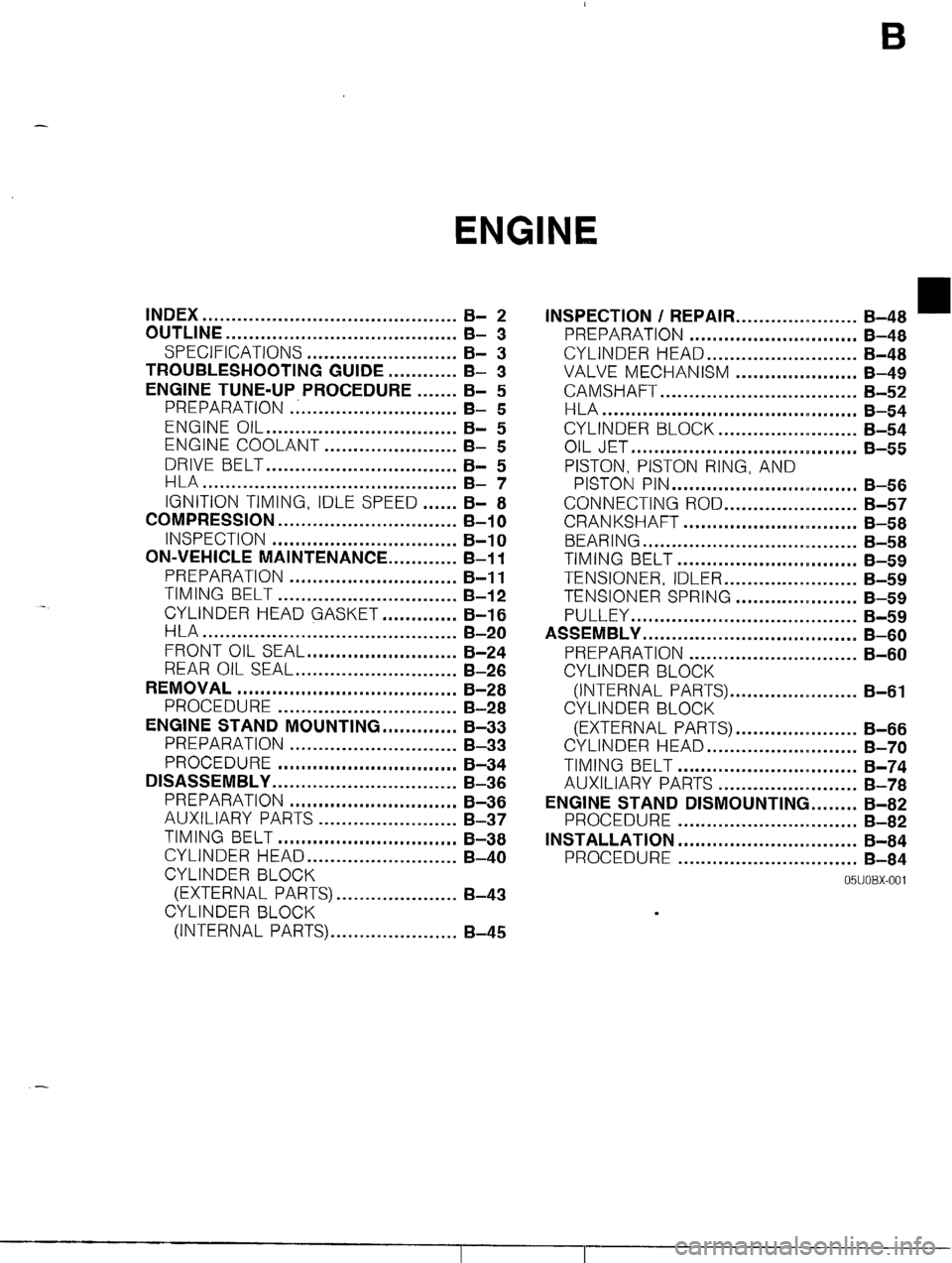MAZDA MX-5 1990  Workshop Manual 