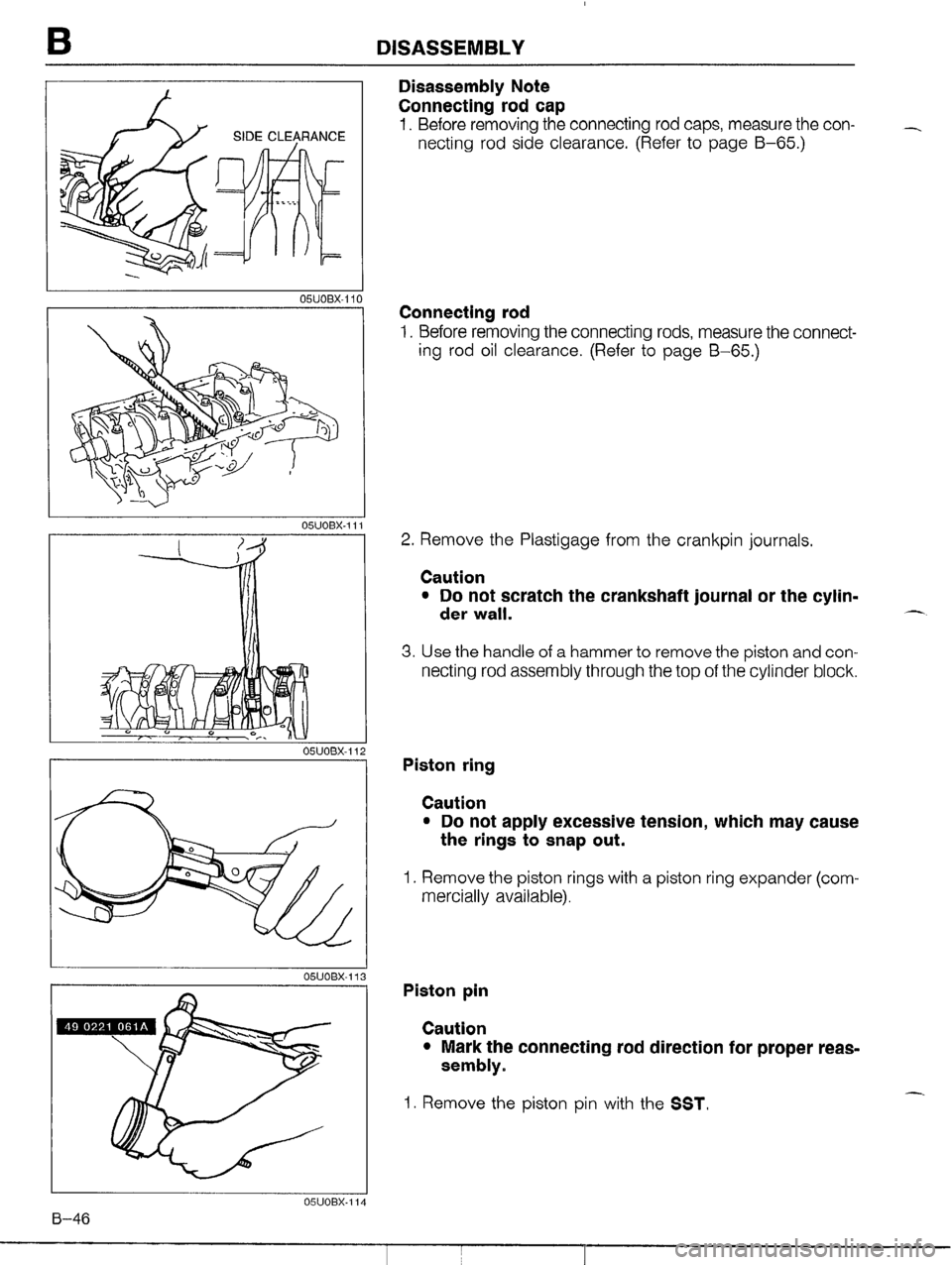 MAZDA MX-5 1990  Workshop Manual 