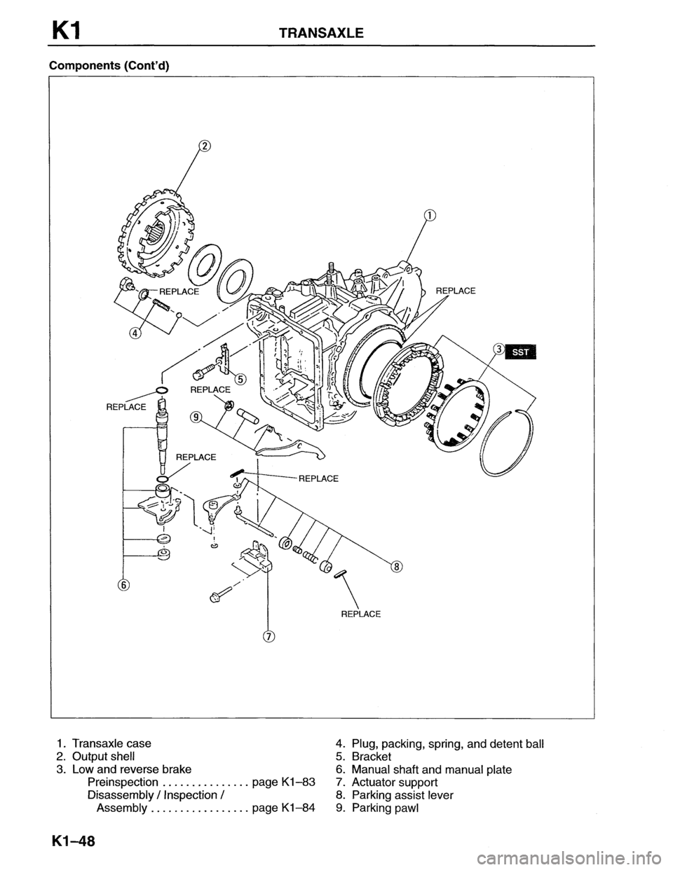 MAZDA MX-6 1996  Workshop Manual 
