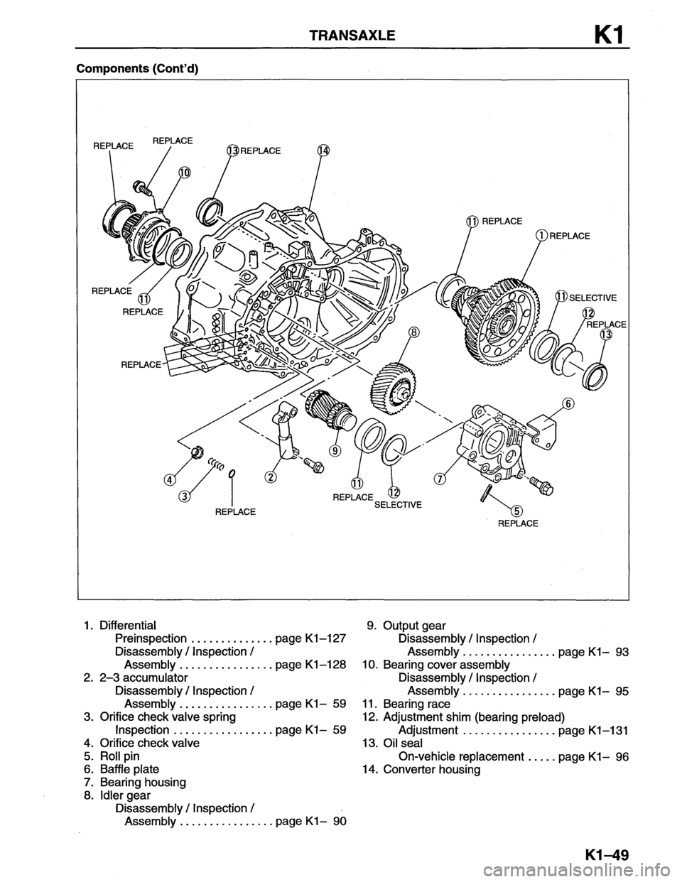 MAZDA MX-6 1996  Workshop Manual 