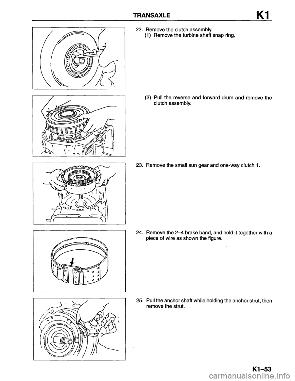 MAZDA MX-6 1996  Workshop Manual 