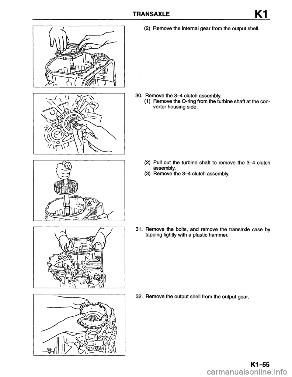 MAZDA MX-6 1996  Workshop Manual 