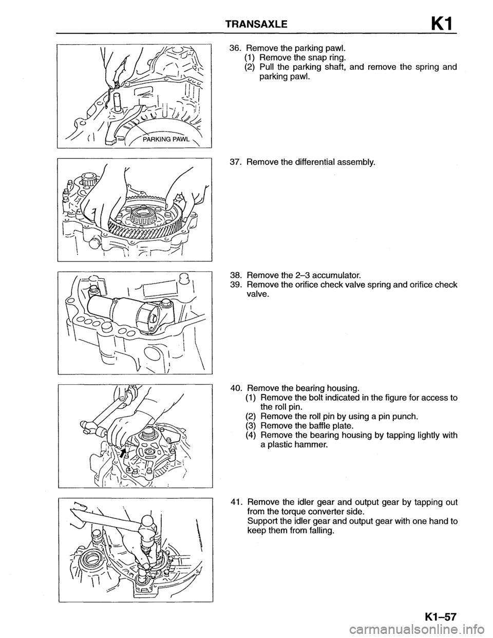 MAZDA MX-6 1996  Workshop Manual 