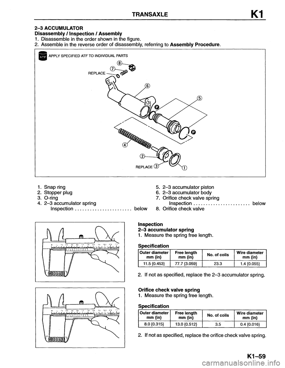 MAZDA MX-6 1996  Workshop Manual 
