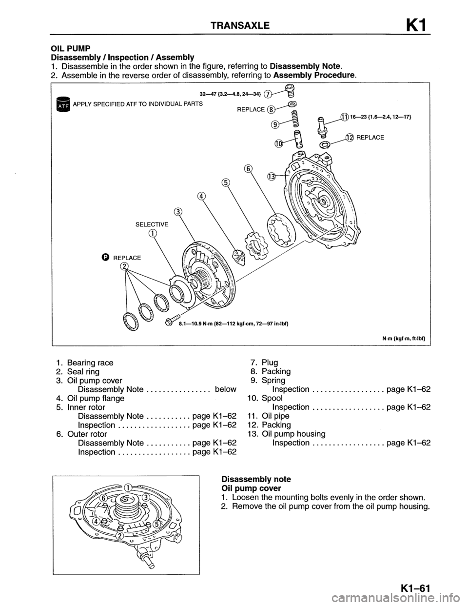 MAZDA MX-6 1996  Workshop Manual 