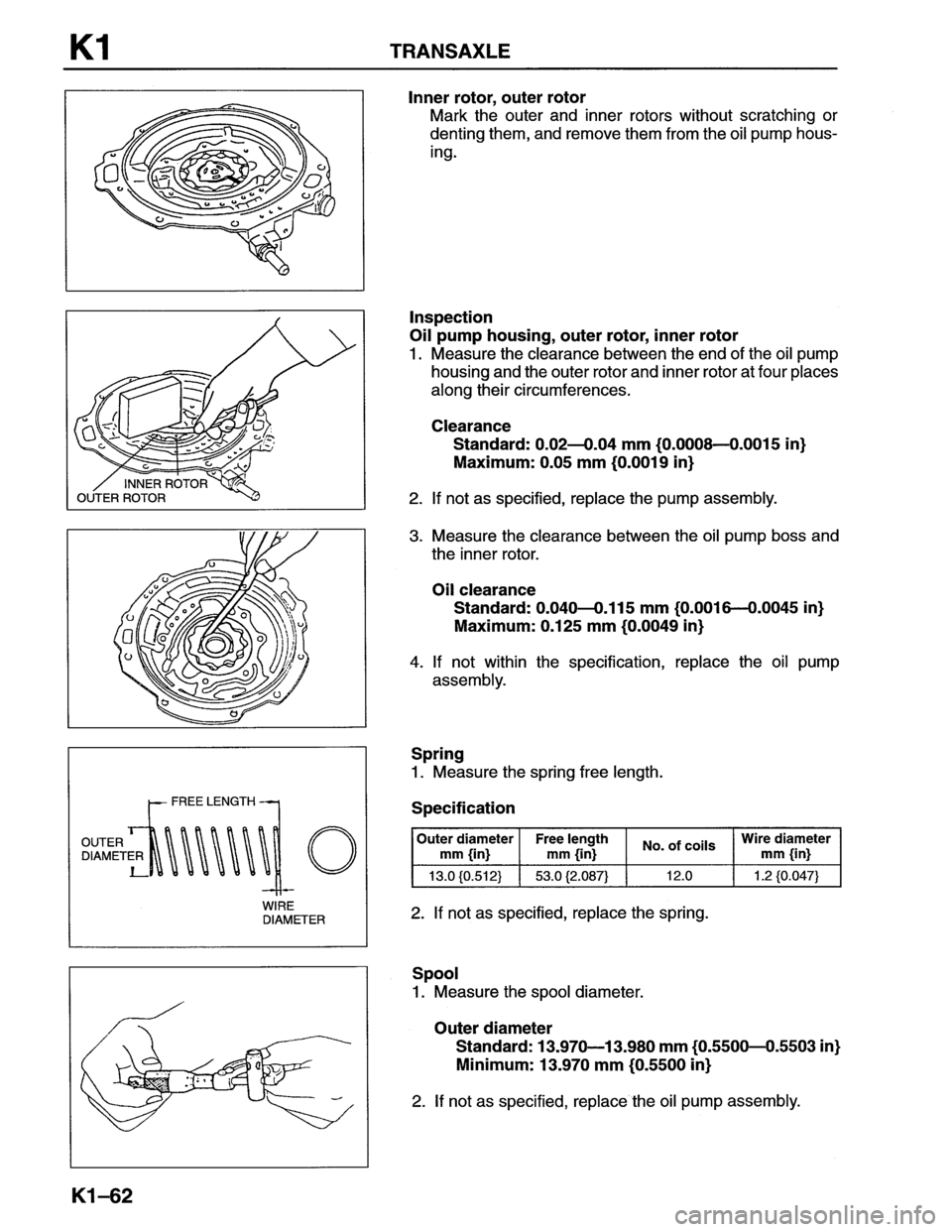 MAZDA MX-6 1996  Workshop Manual 