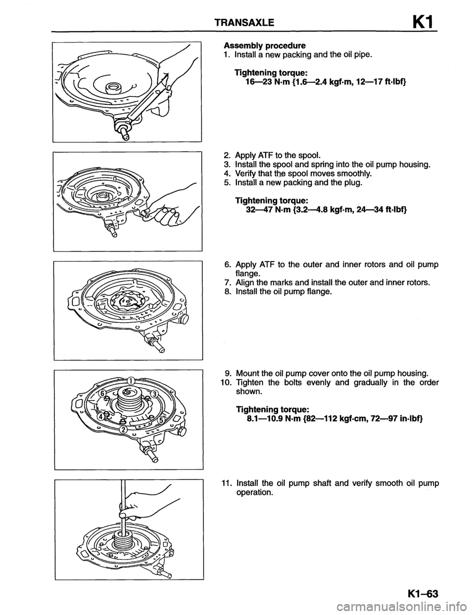 MAZDA MX-6 1996  Workshop Manual 