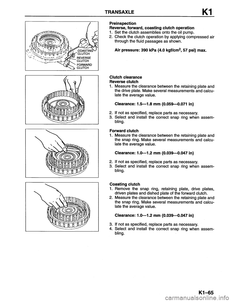 MAZDA MX-6 1996  Workshop Manual 