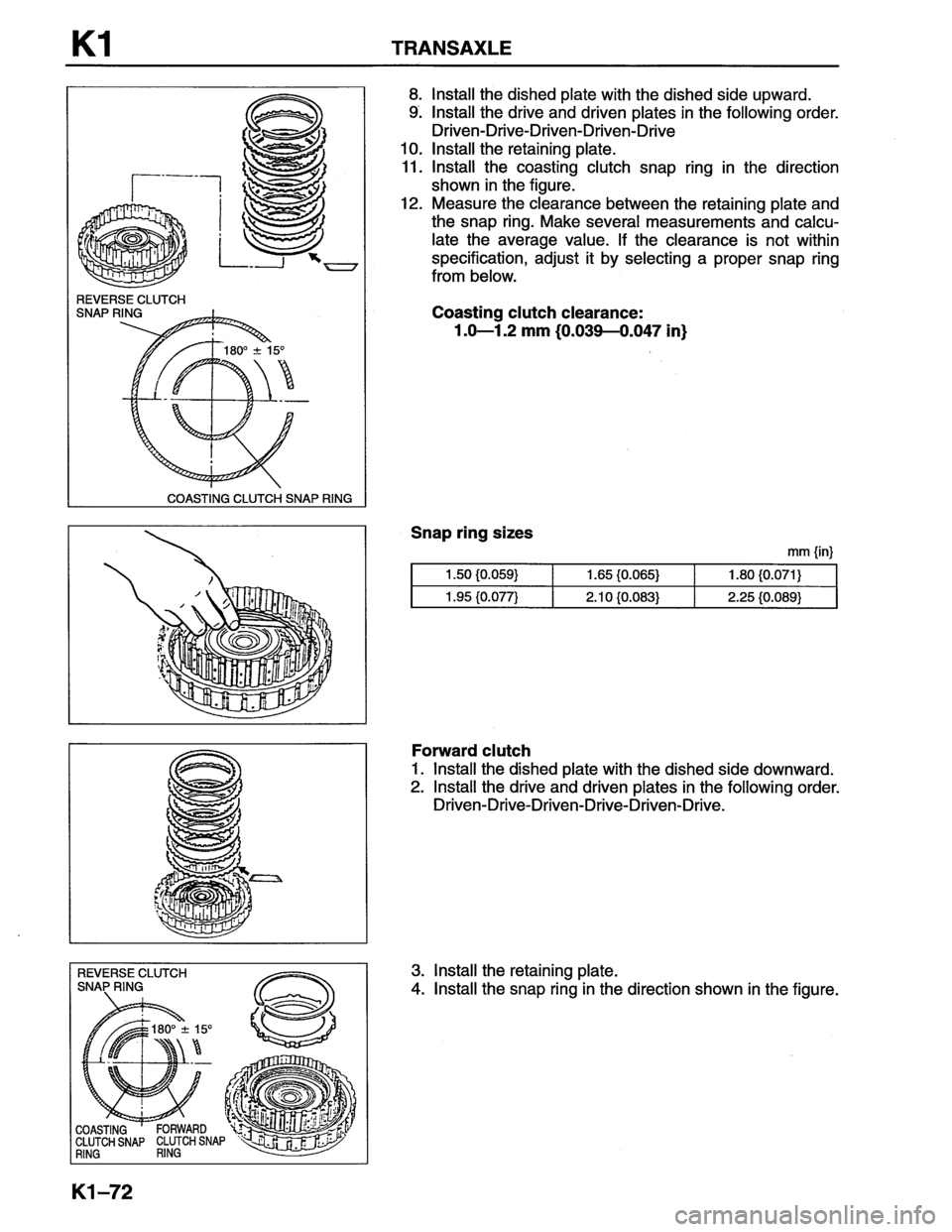 MAZDA MX-6 1996  Workshop Manual 