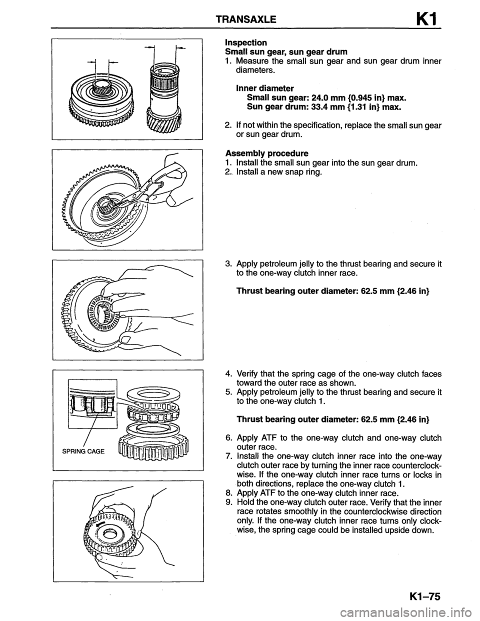MAZDA MX-6 1996  Workshop Manual 
