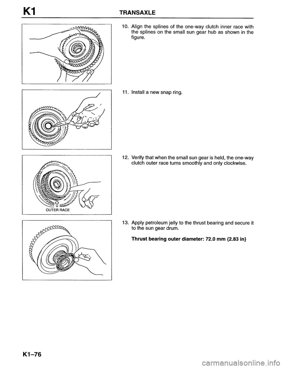 MAZDA MX-6 1996  Workshop Manual 
