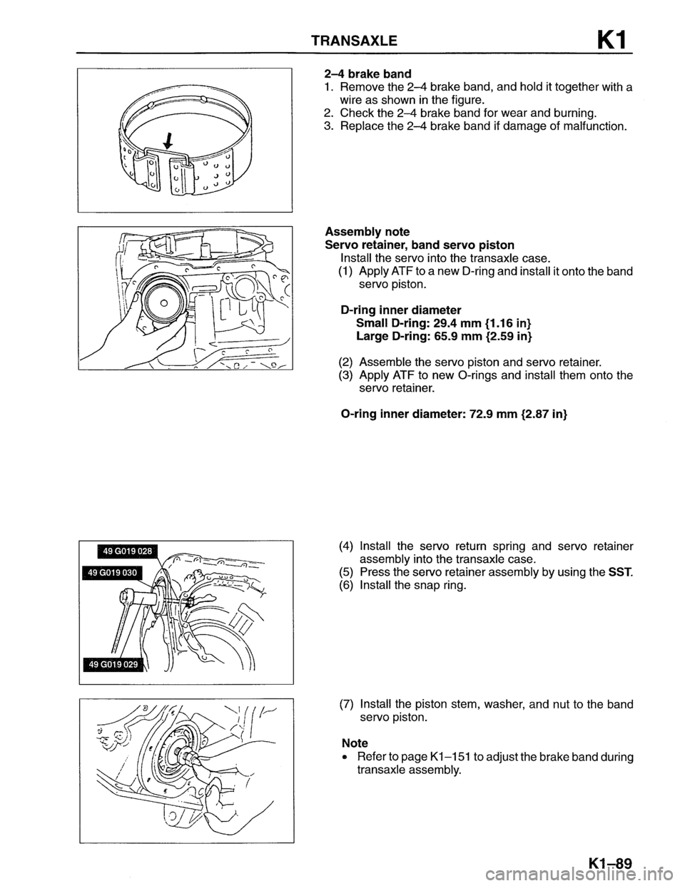 MAZDA MX-6 1996  Workshop Manual 