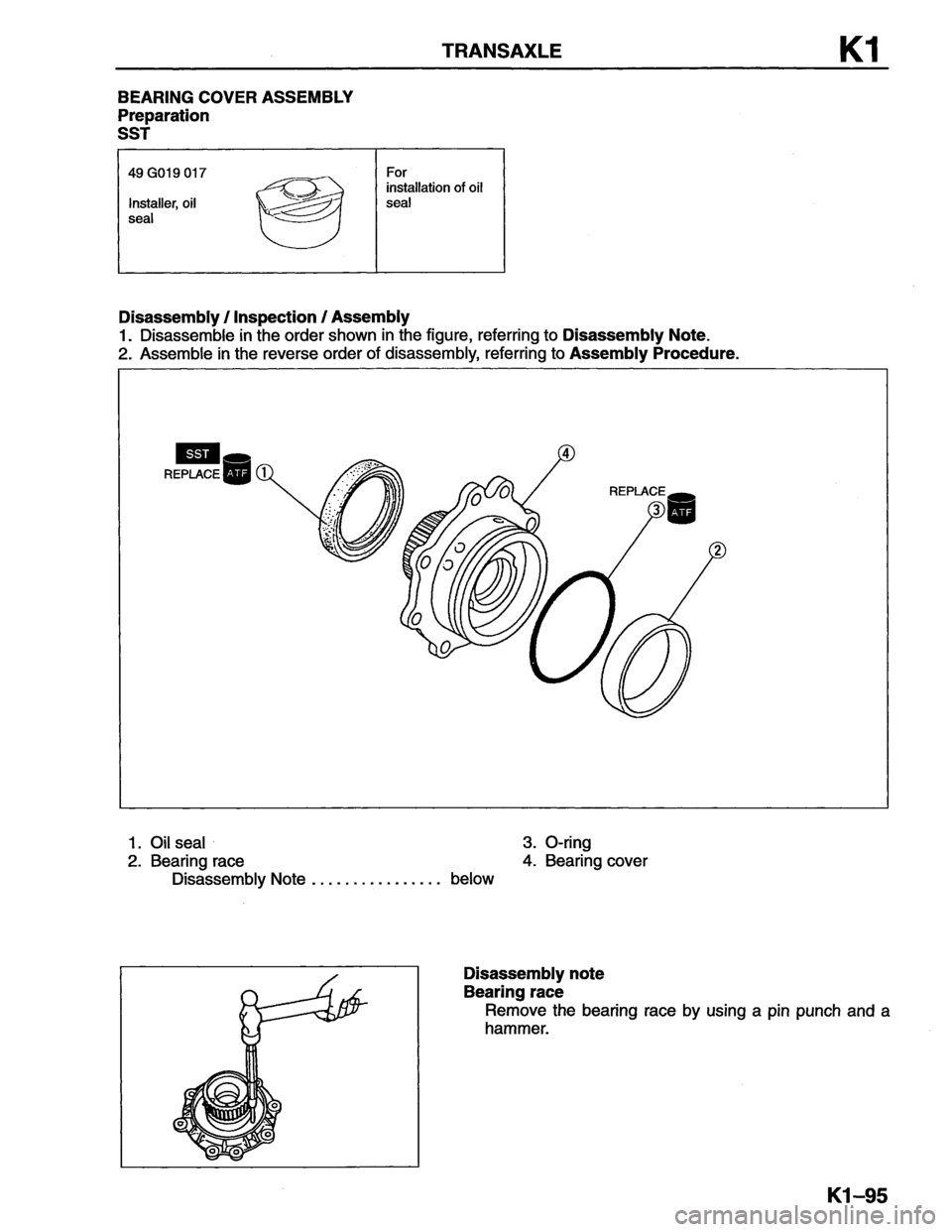 MAZDA MX-6 1996  Workshop Manual 