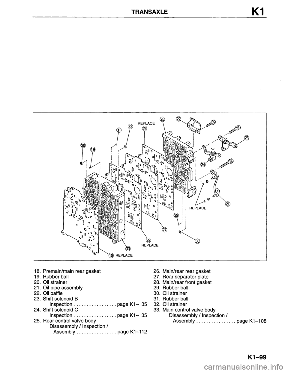 MAZDA MX-6 1996  Workshop Manual 