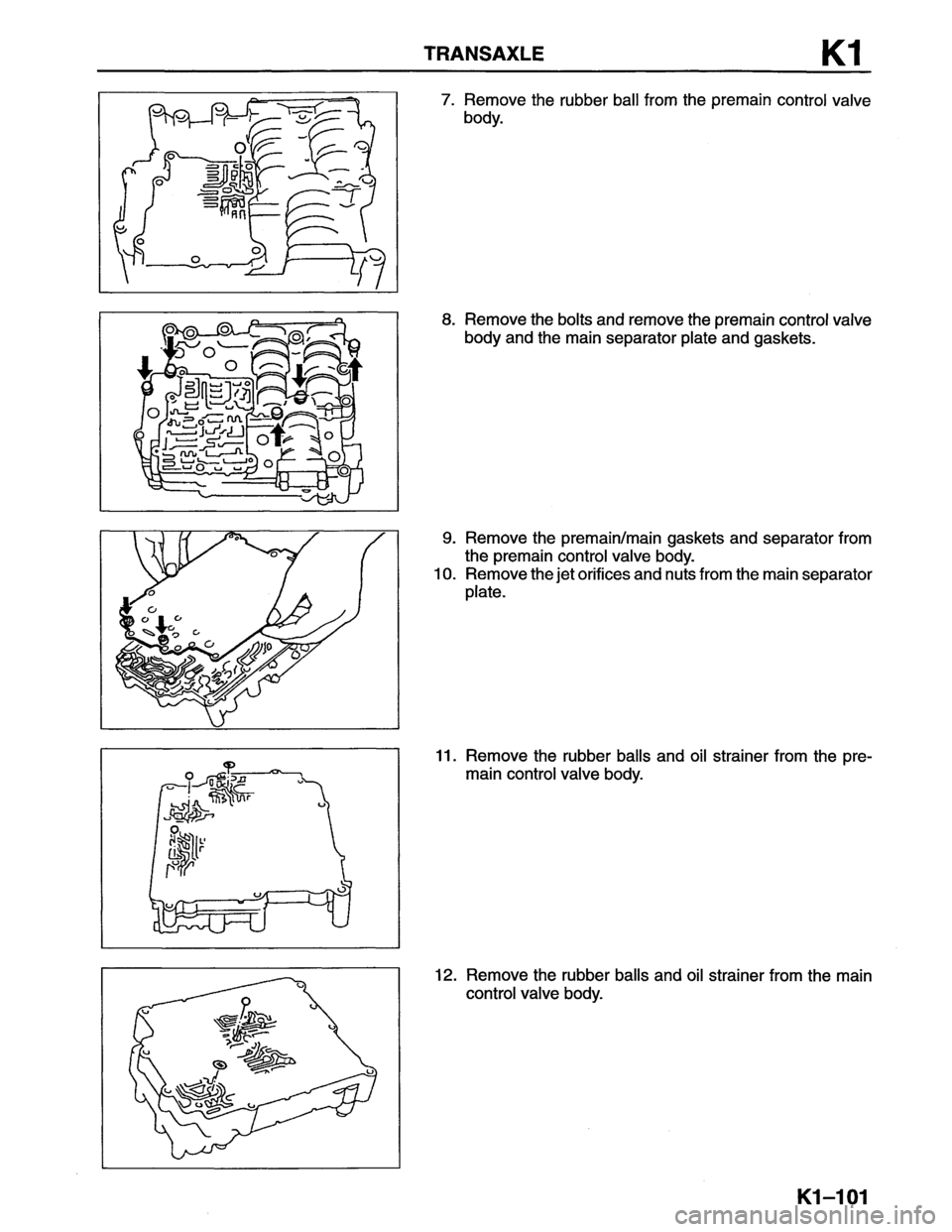 MAZDA MX-6 1996  Workshop Manual 