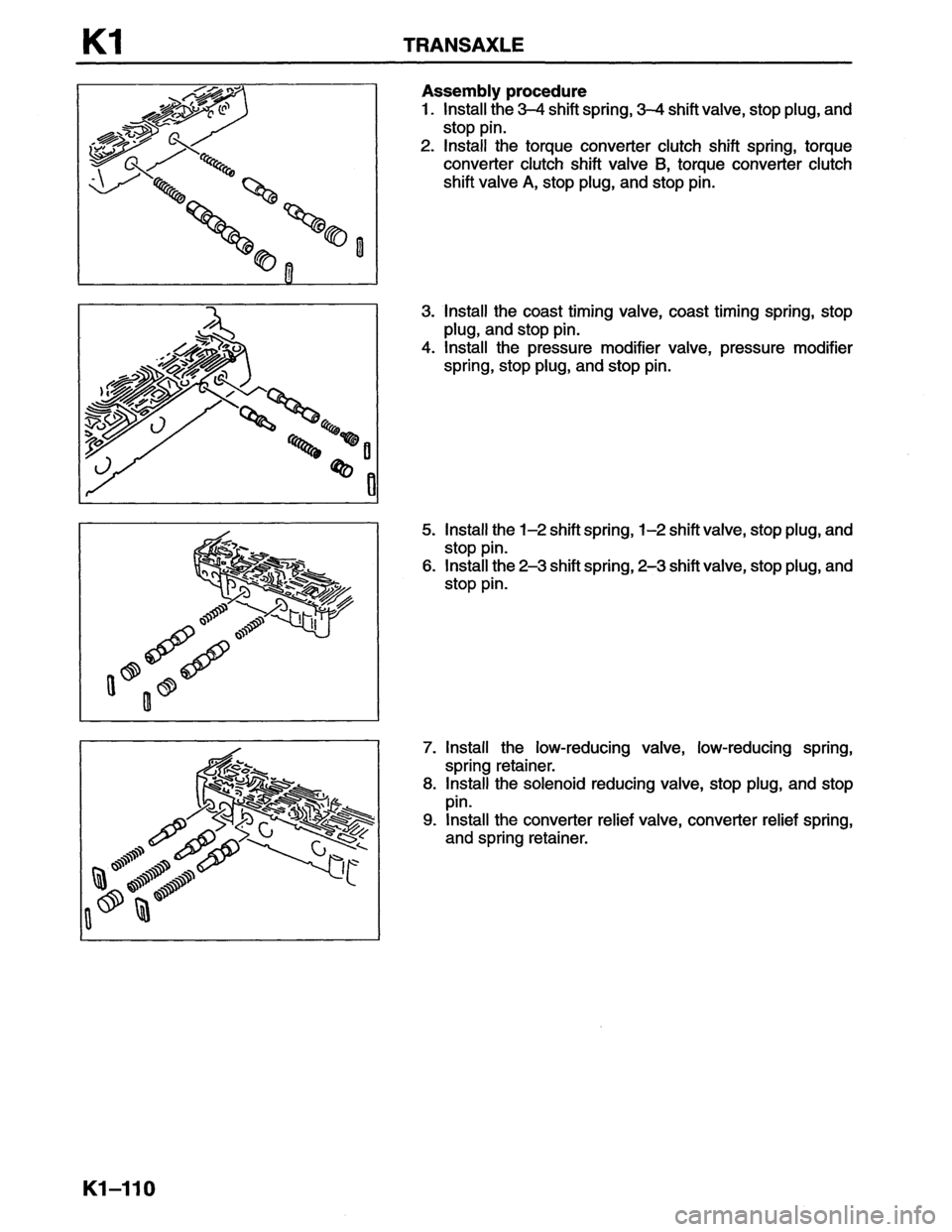 MAZDA MX-6 1996  Workshop Manual 