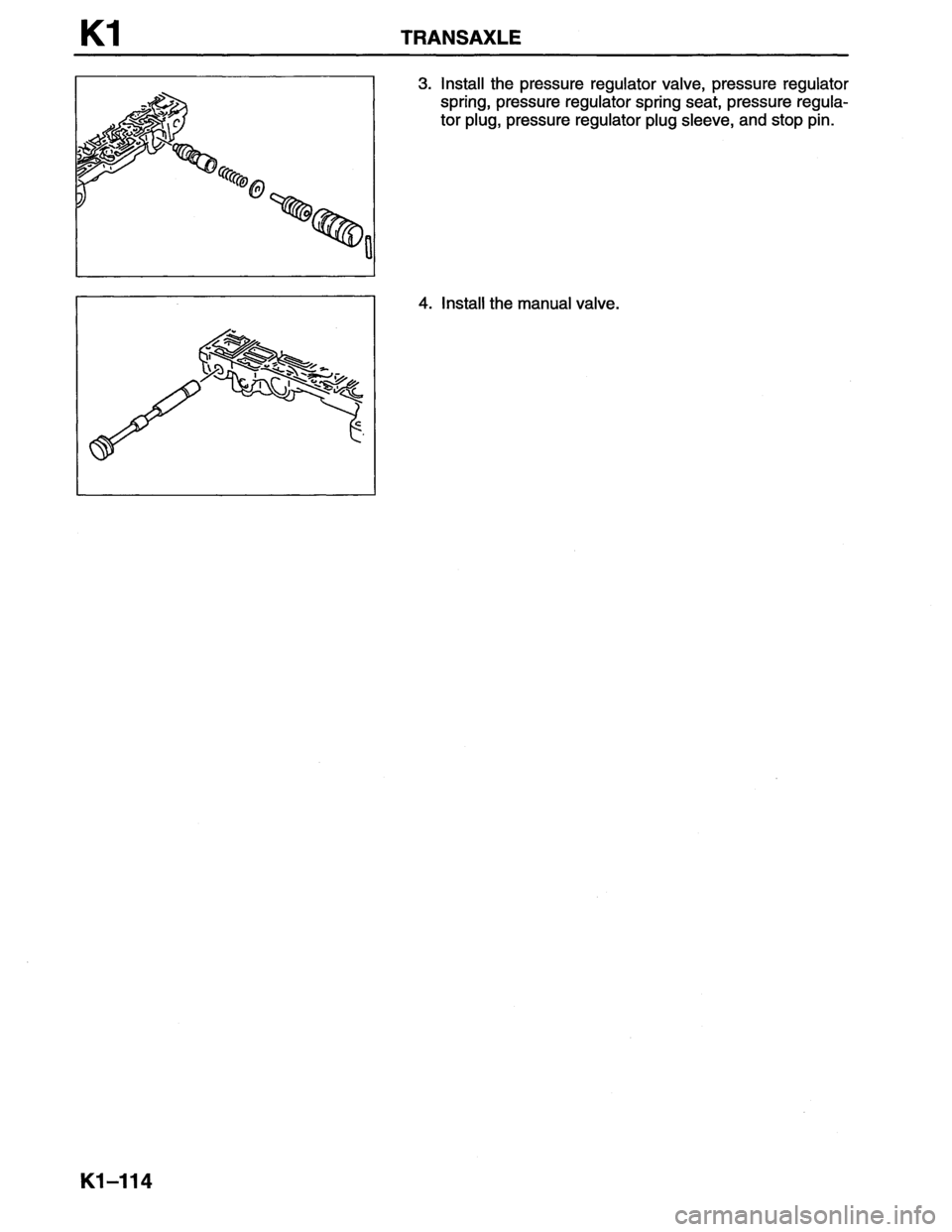 MAZDA MX-6 1996  Workshop Manual 