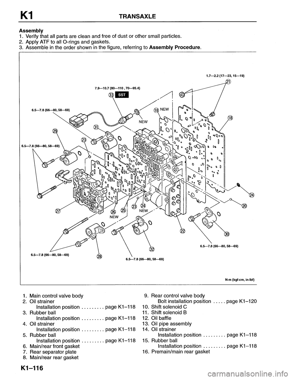 MAZDA MX-6 1996  Workshop Manual 