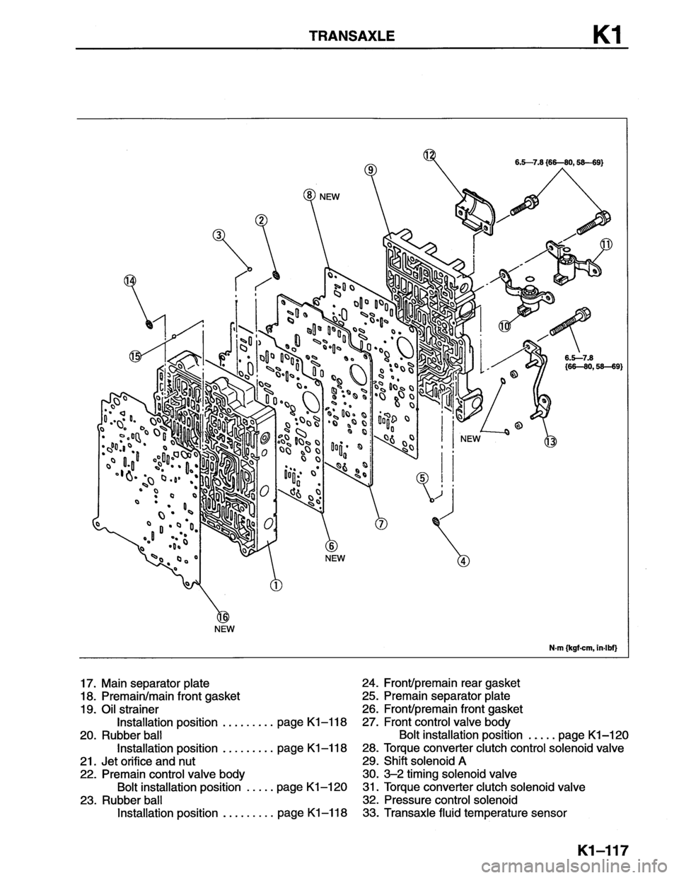 MAZDA MX-6 1996  Workshop Manual 