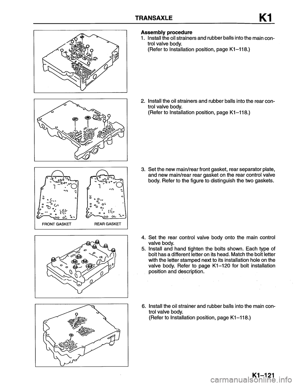 MAZDA MX-6 1996  Workshop Manual 