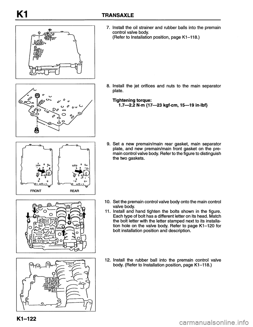MAZDA MX-6 1996  Workshop Manual 