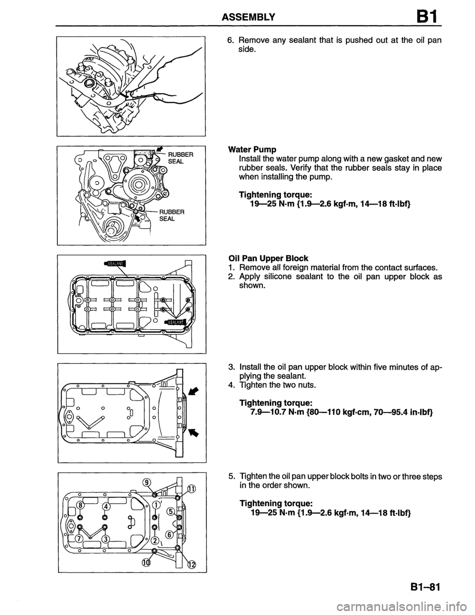 MAZDA MX-6 1996  Workshop Manual 