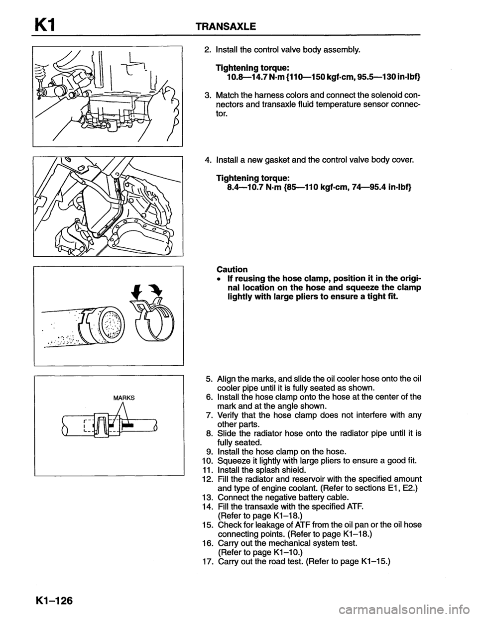 MAZDA MX-6 1996  Workshop Manual 