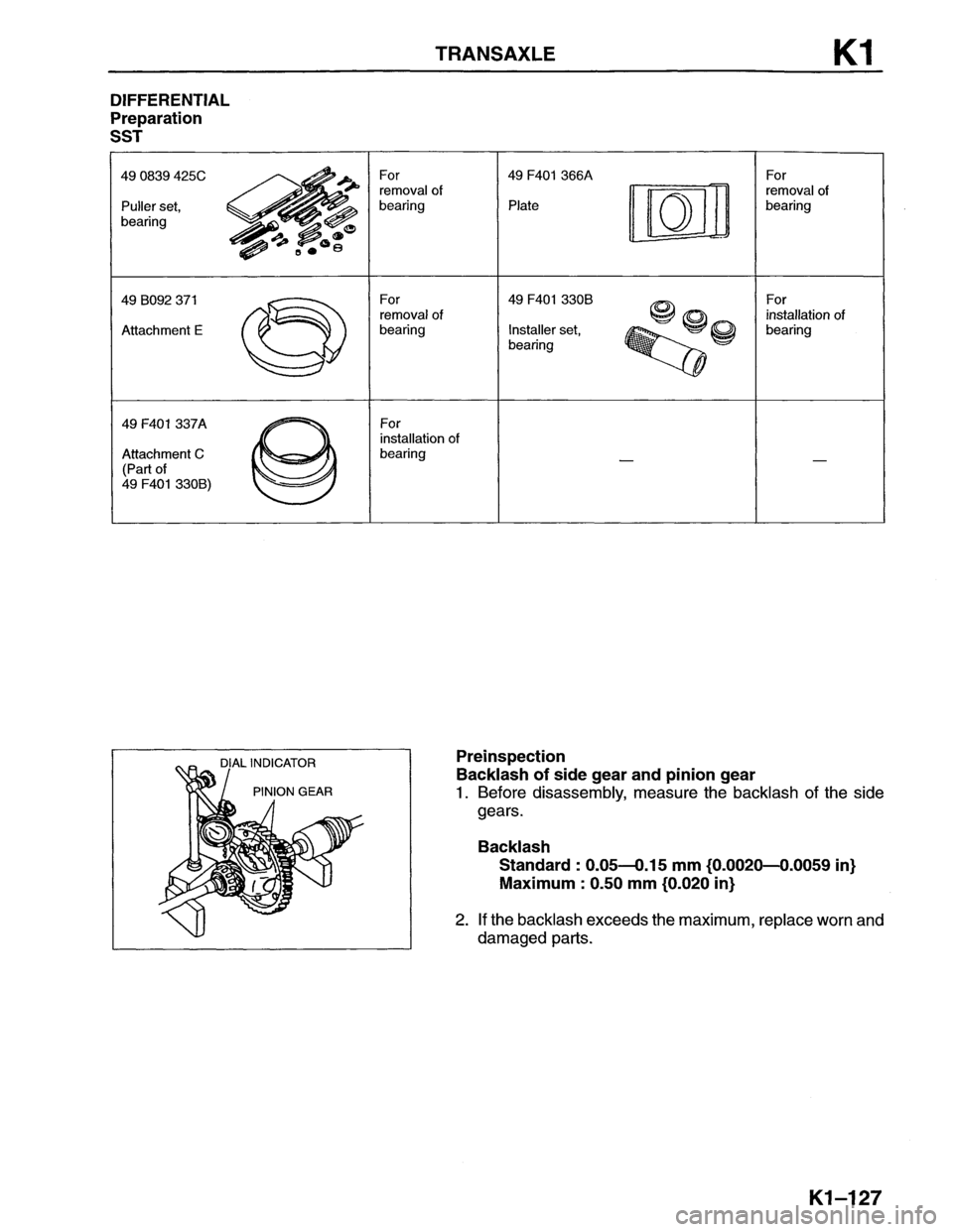 MAZDA MX-6 1996  Workshop Manual 
