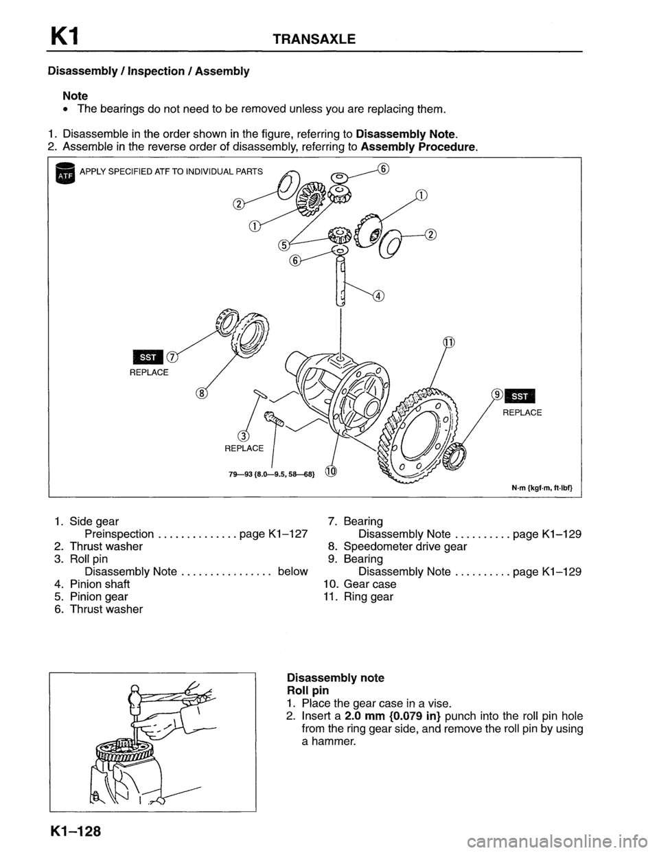 MAZDA MX-6 1996  Workshop Manual 