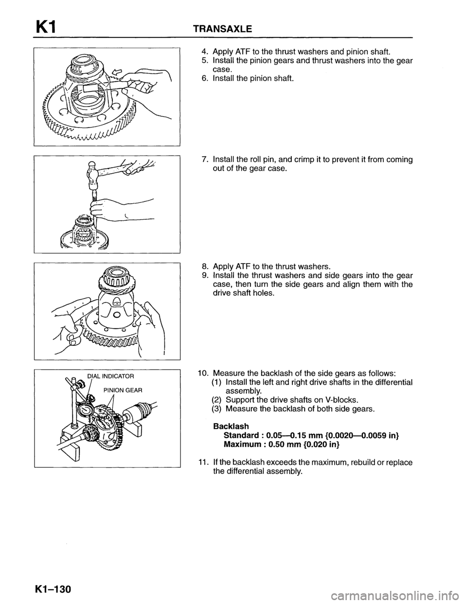 MAZDA MX-6 1996  Workshop Manual 