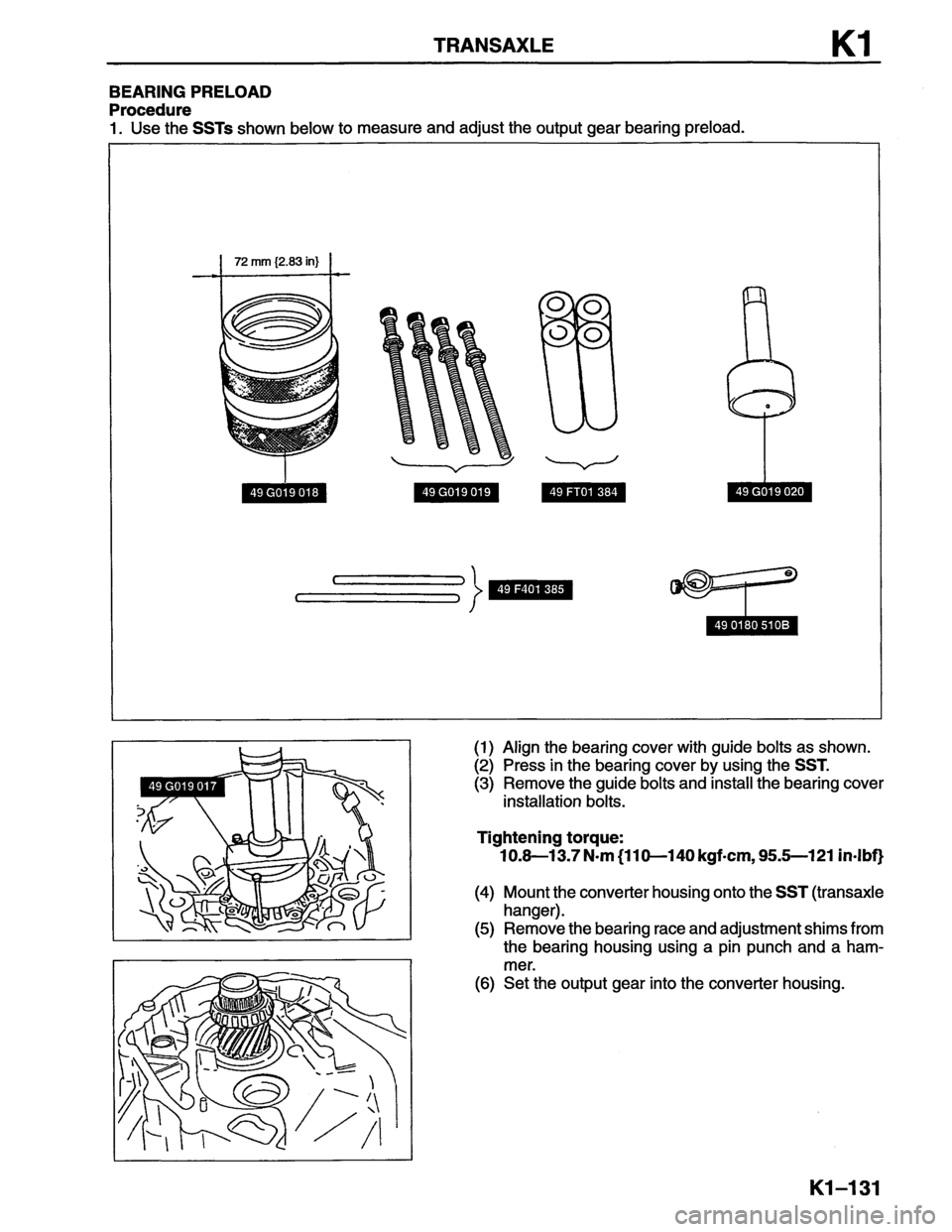 MAZDA MX-6 1996  Workshop Manual 