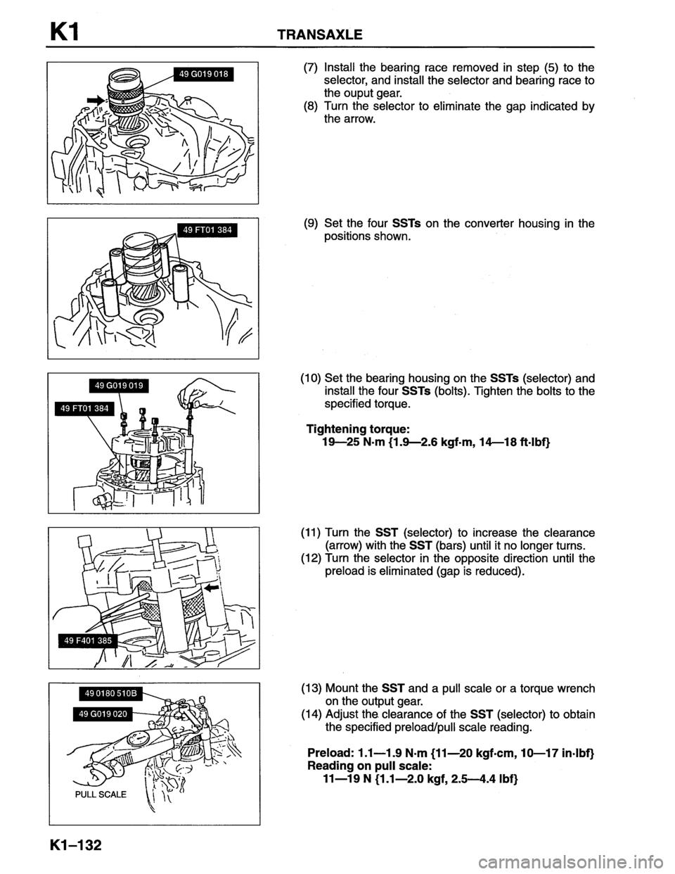 MAZDA MX-6 1996  Workshop Manual 