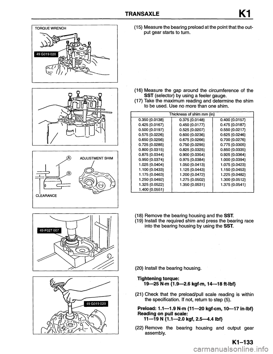 MAZDA MX-6 1996  Workshop Manual 
