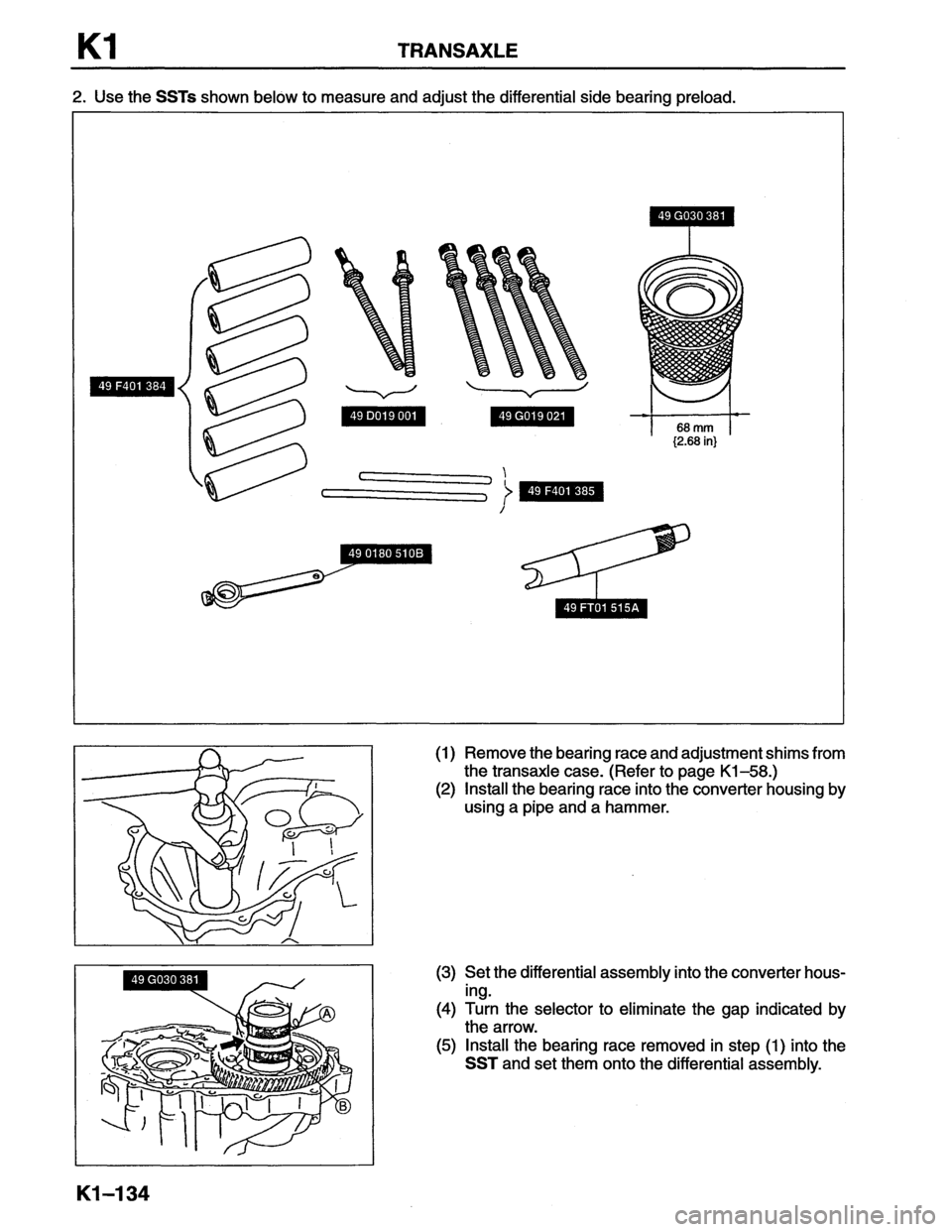 MAZDA MX-6 1996  Workshop Manual 