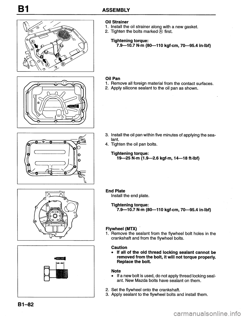 MAZDA MX-6 1996  Workshop Manual 