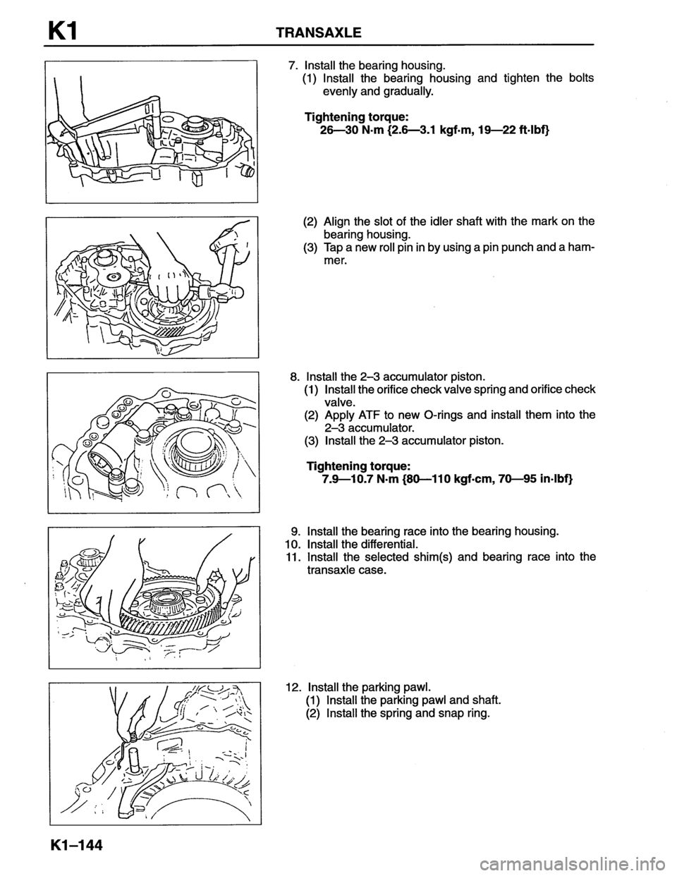 MAZDA MX-6 1996  Workshop Manual 