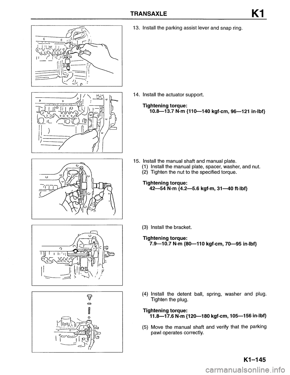 MAZDA MX-6 1996  Workshop Manual 