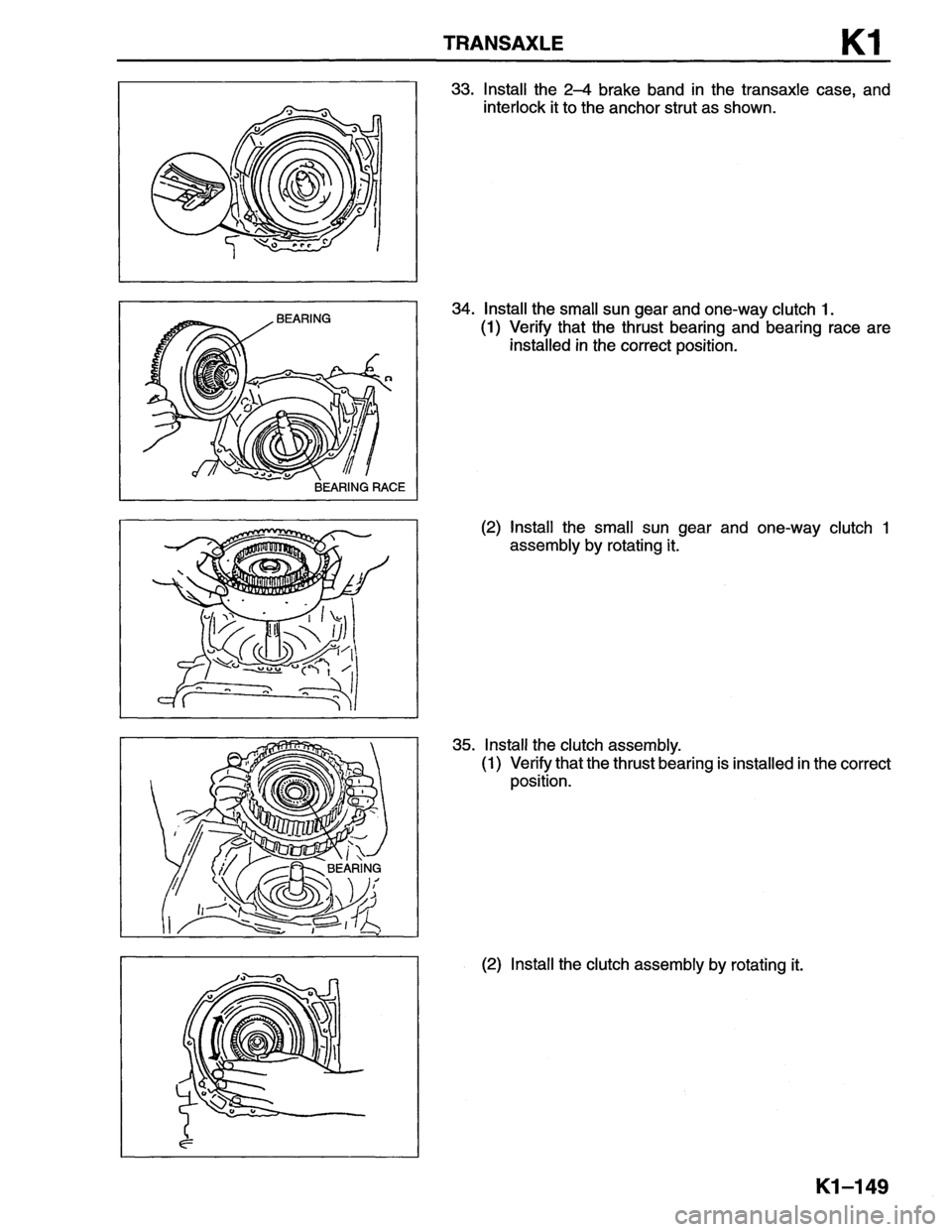 MAZDA MX-6 1996  Workshop Manual 