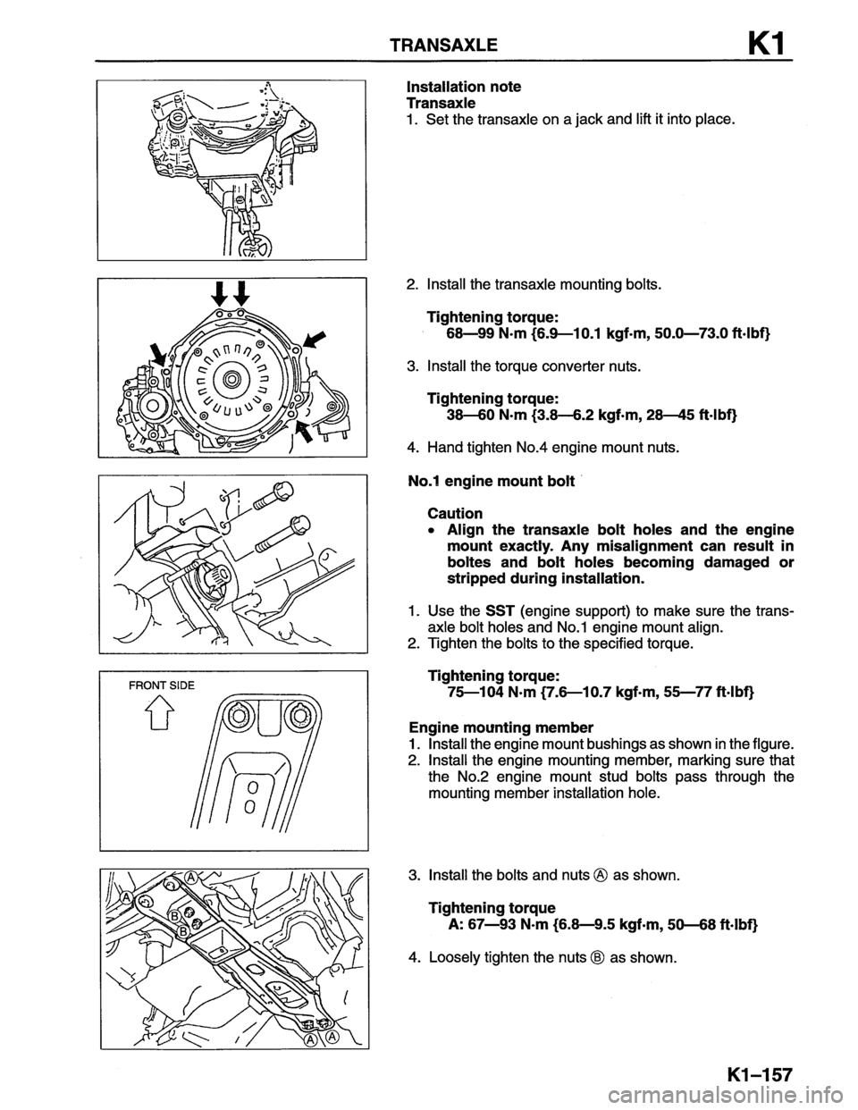 MAZDA MX-6 1996  Workshop Manual 