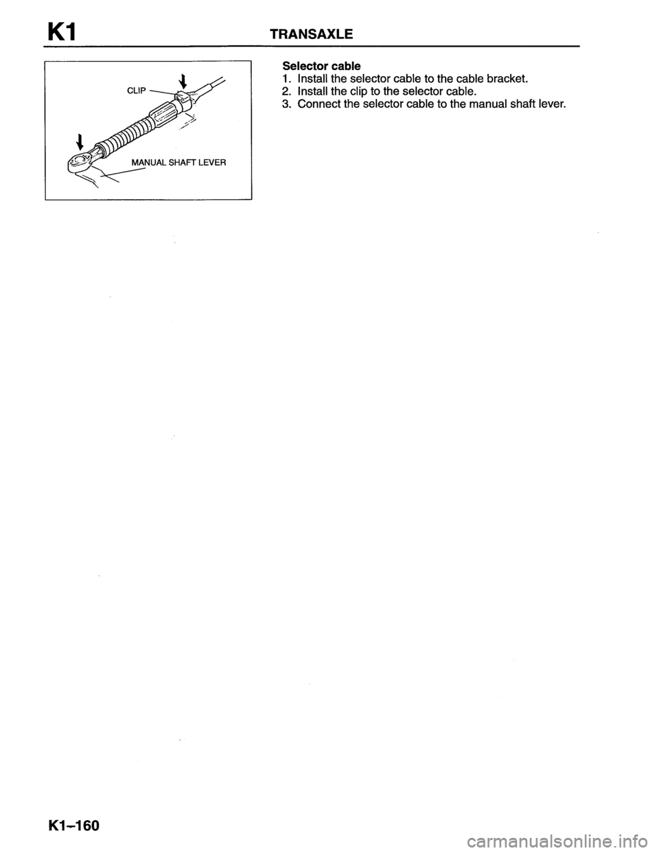 MAZDA MX-6 1996  Workshop Manual 