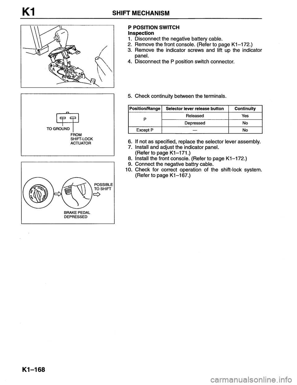 MAZDA MX-6 1996  Workshop Manual 